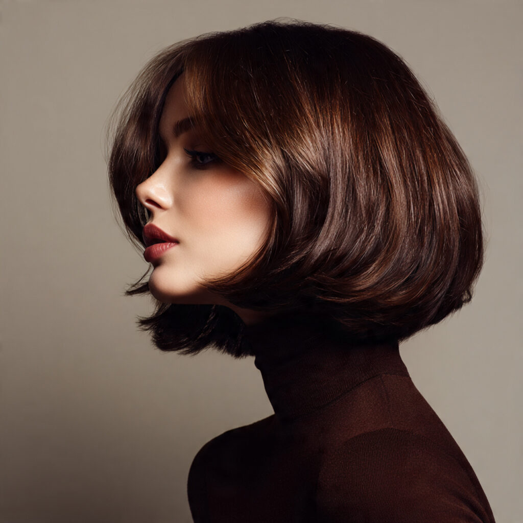 Glossy Bouncy Bob with Sleek Shape Idea