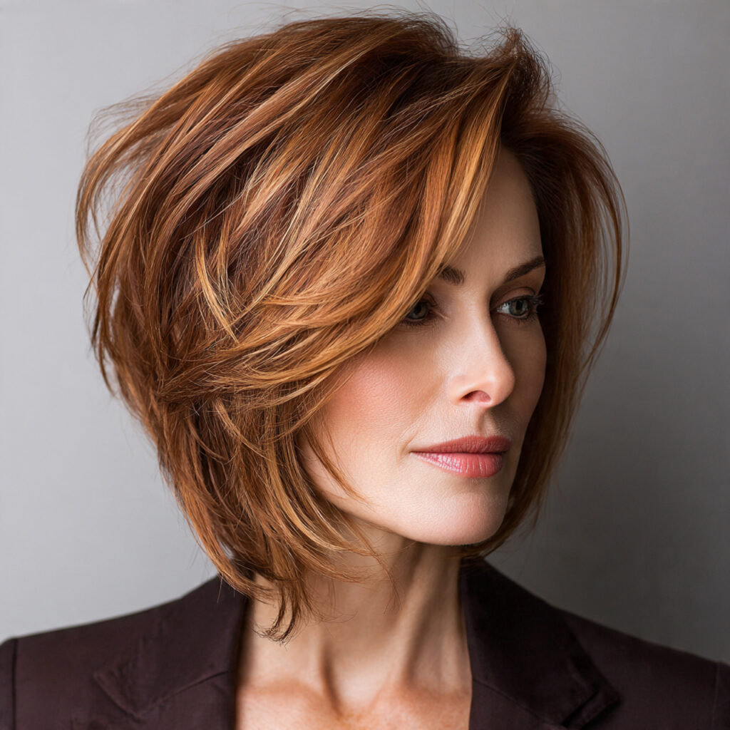 Graduated Angled Bob Ideas for Fine Hair