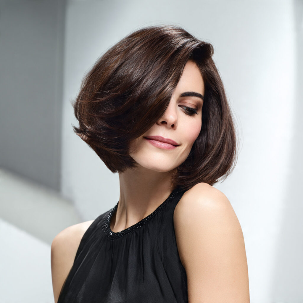 Low-Maintenance Angled Bob Ideas for Fine Hair 