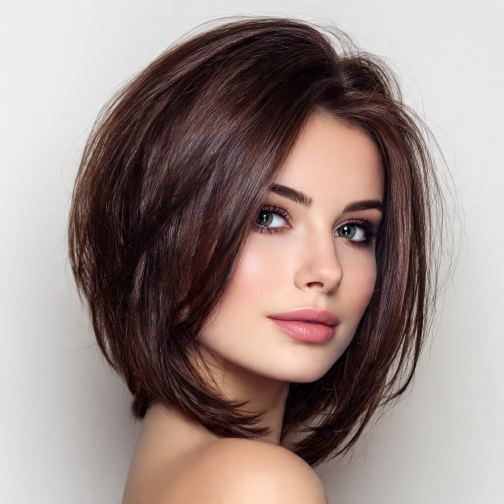 Minimalist Asymmetrical Bob Hairstyles with Clean Finish