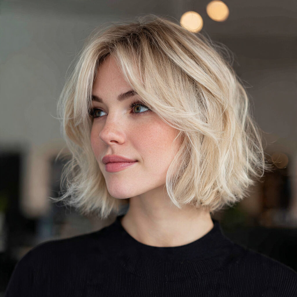 Soft Flicked Bouncy Bob Idea