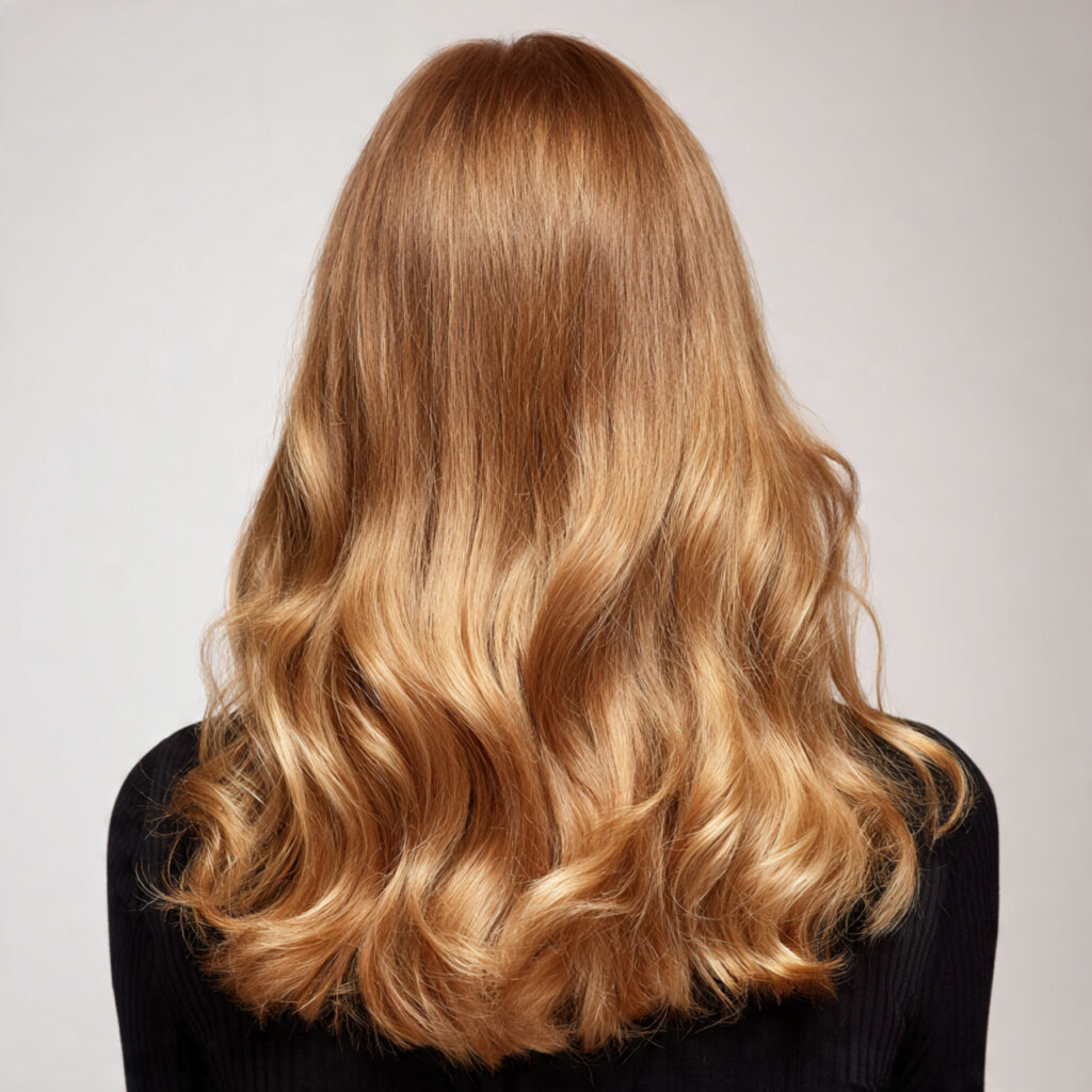 Caramel Blonde Balayage Idea