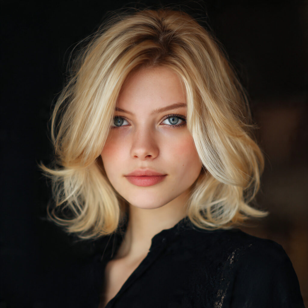 Champagne Blonde Balayage Idea