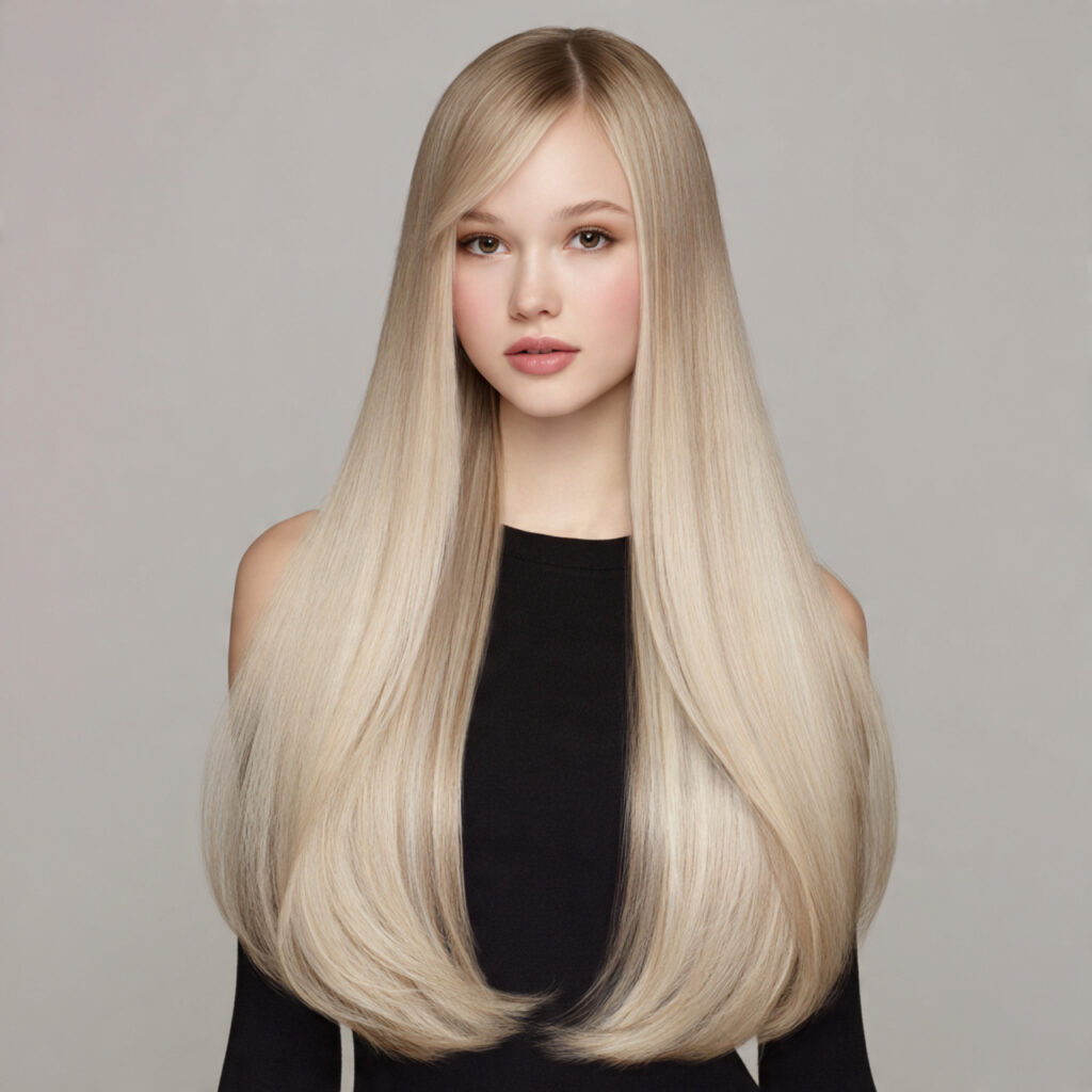 Cool Blonde Balayage Idea