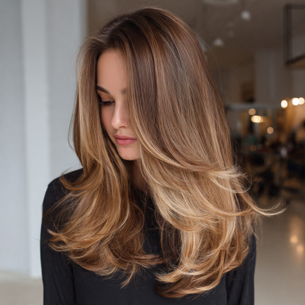 Dark-to-Blonde Balayage Idea
