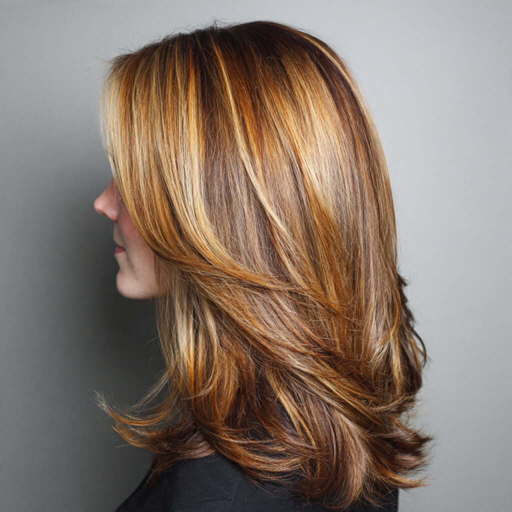39 Trendy Balayage Hairstyles for Medium Length Hair Ideas 31 Golden Brown Balayage for Medium-Length Hair Ideas