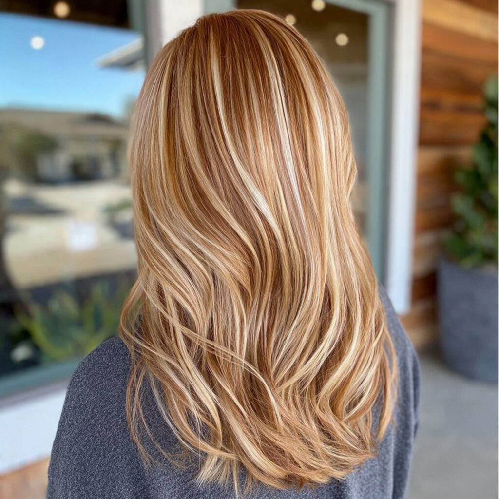 Golden Strawberry Blonde Fusion Idea