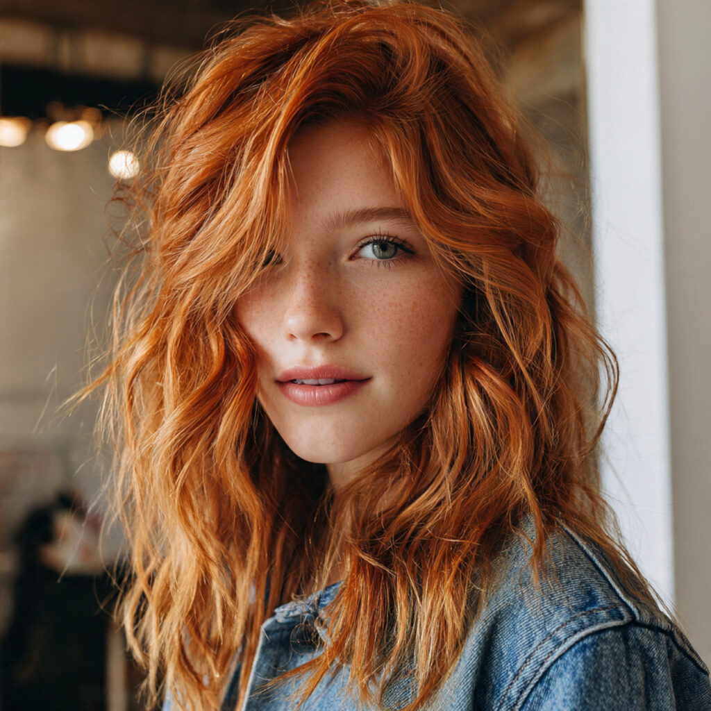 Luminous Strawberry Blonde Finish Idea