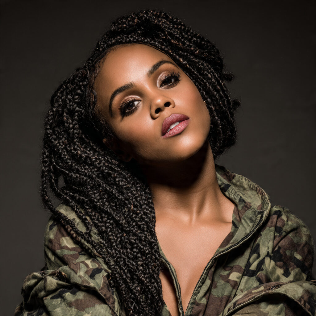 Box Braids Baddie Hairstyle Idea