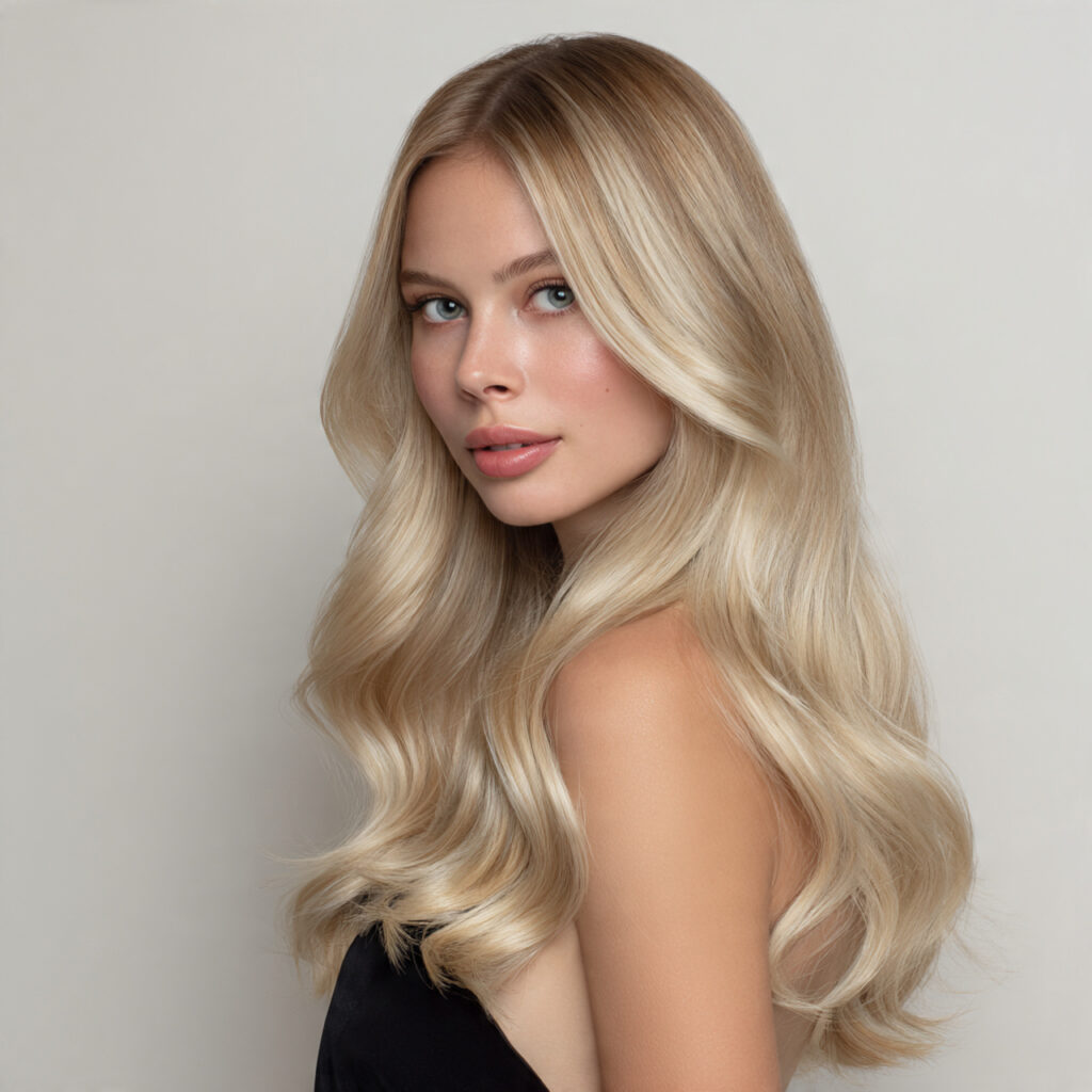 Smoky Blonde Balayage Idea