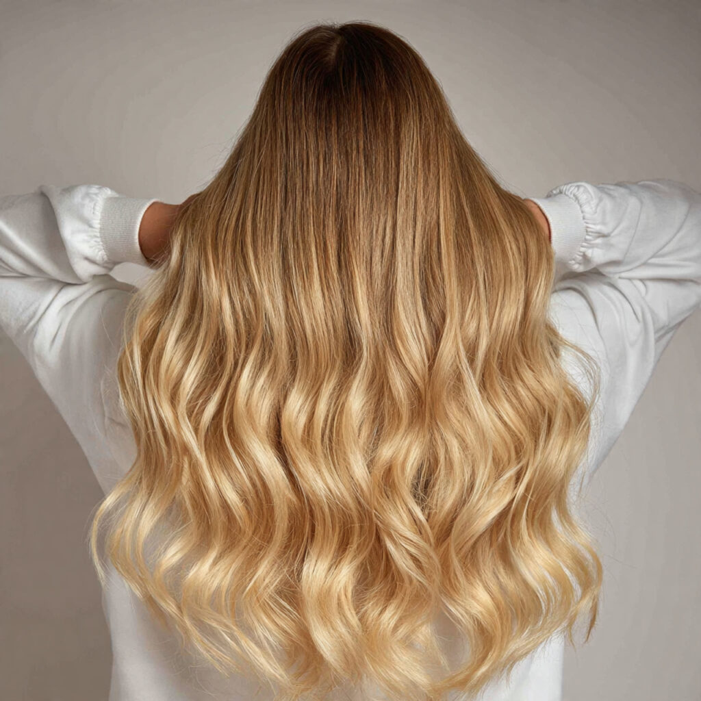 Soft Blend Blonde Balayage Idea