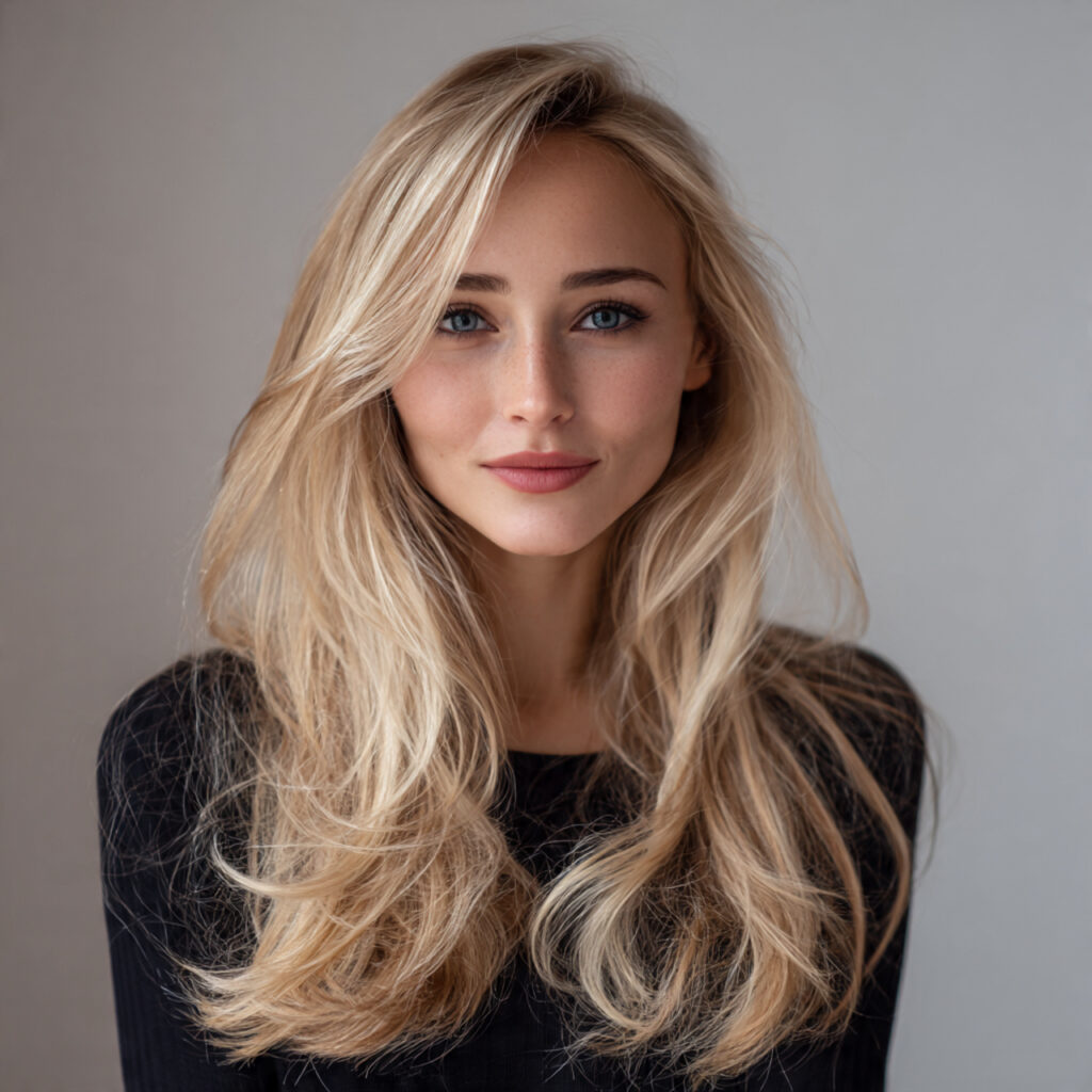 Sun-Kissed Blonde Balayage Idea