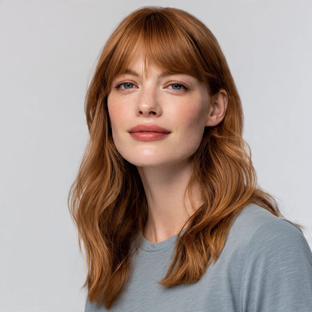 Asymmetric Bangs Hairstyle Ideas for Fine Hair Looks