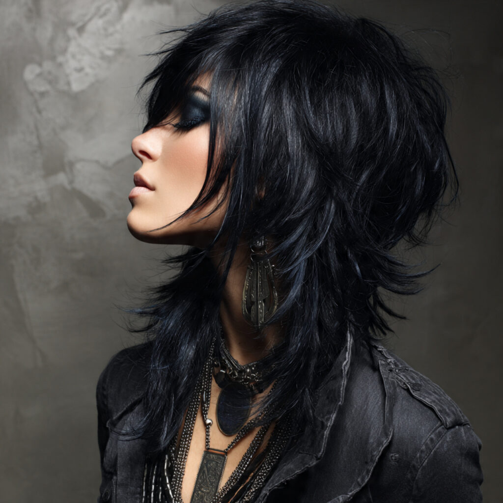 Asymmetric Bangs Hairstyle Ideas with Dramatic Length Shift