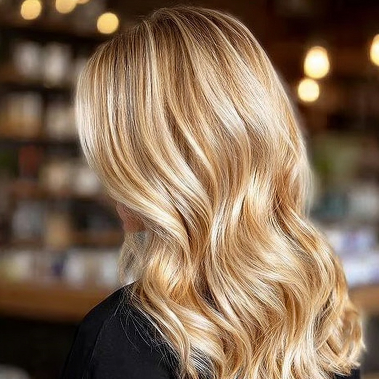 Blonde Hair with Lowlights