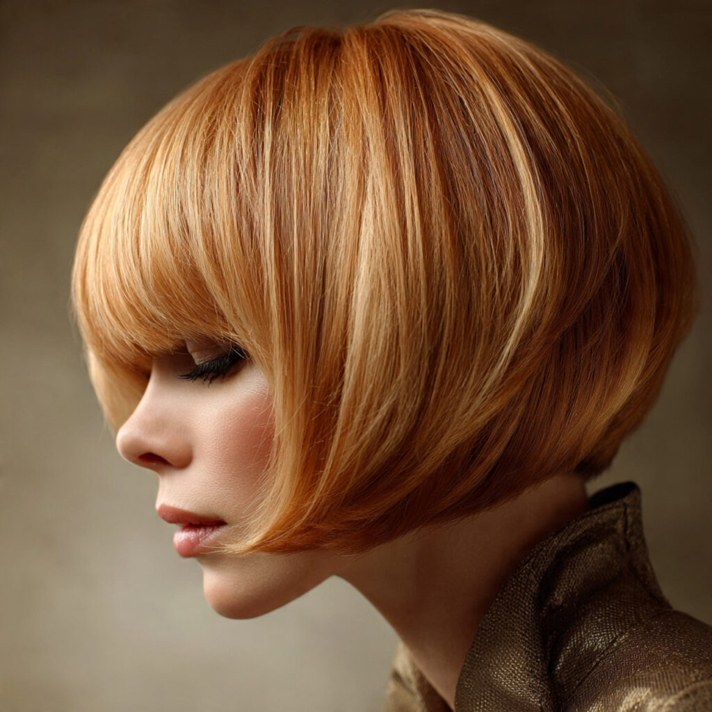 Asymmetric Bangs Hairstyle Ideas with Bob Hairstyles