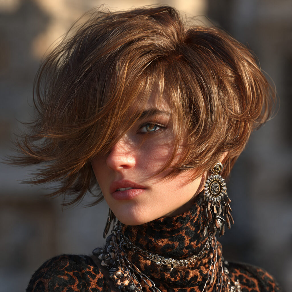 Bold Angled Bob Hairstyle Ideas