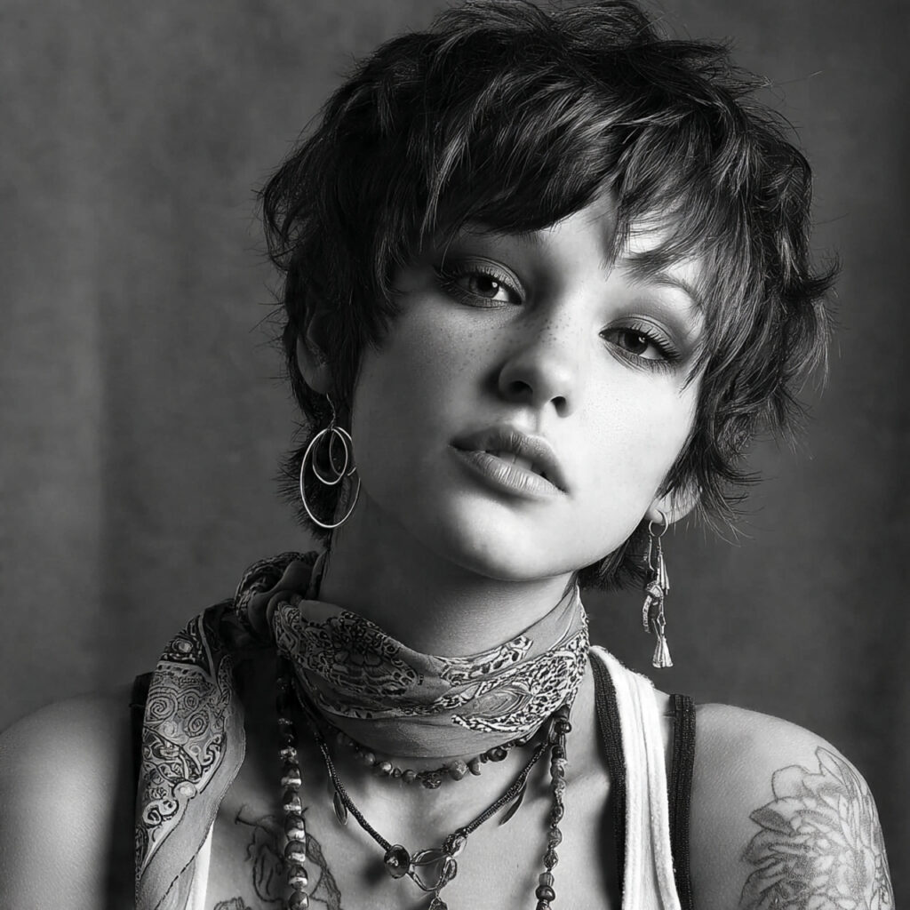 Asymmetric Bang Hairstyle Ideas for Bold Personal Style