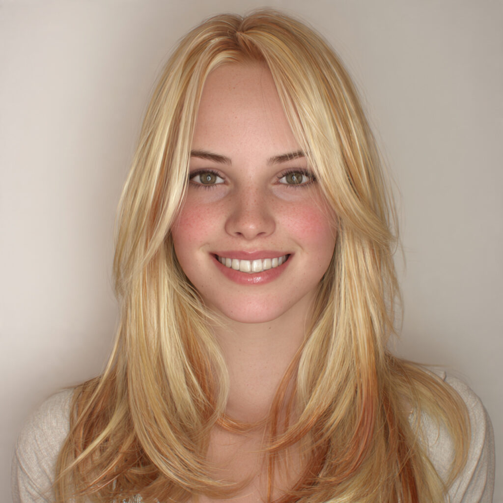 Bright Blonde Hair with Toffee Lowlights Ideas