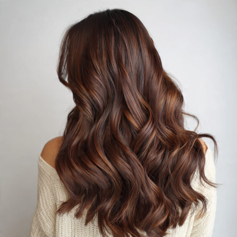 Brown Cinnamon Hairstyle