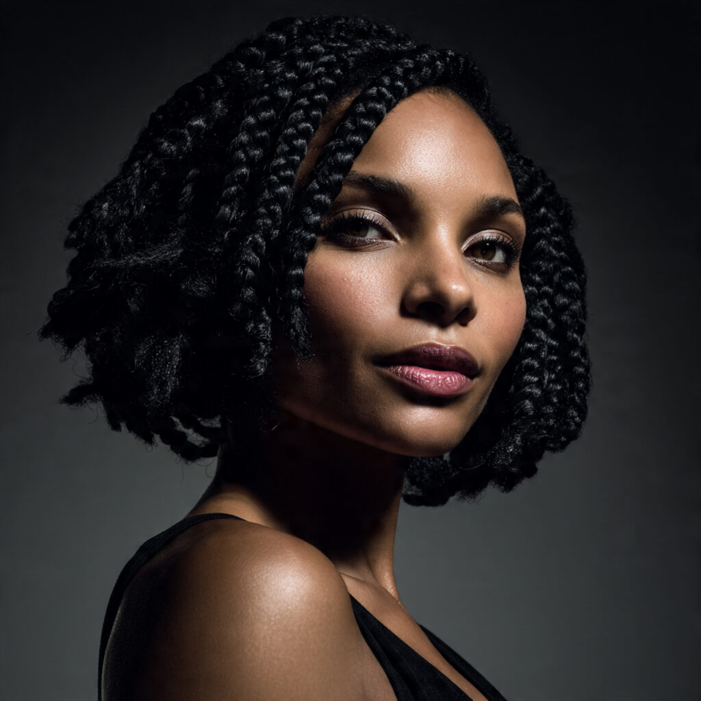 Box Braids Bob Hairstyle Ideas