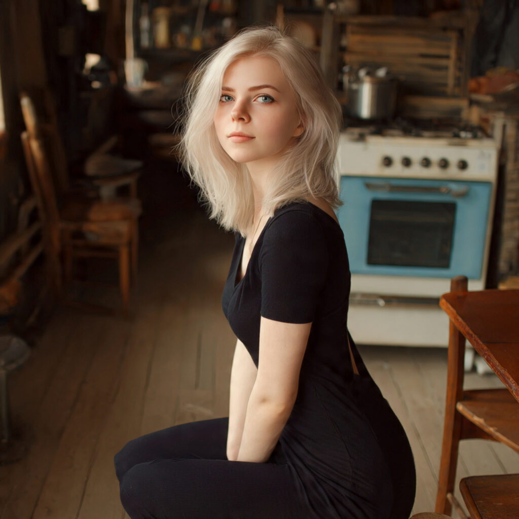 Beige Blonde Hair with Dark Root Ideas