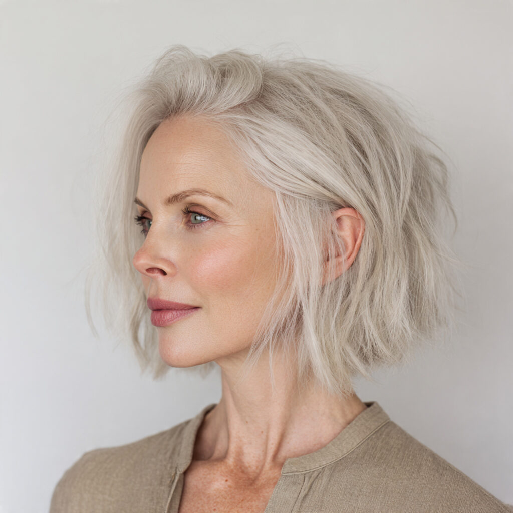 Contemporary Textured Bob with Fresh Look Idea