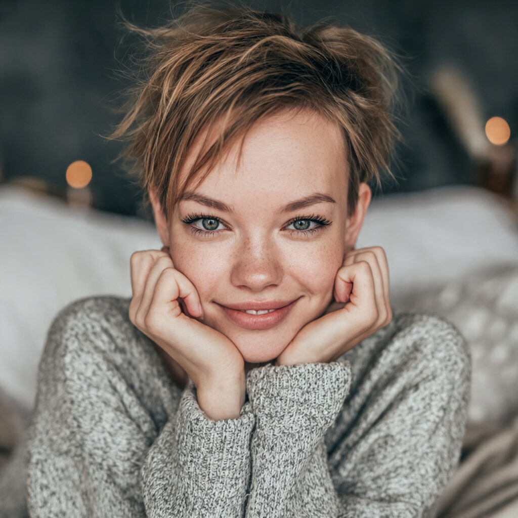 40 Modern Shaggy Pixie Cut Ideas for Low Maintenance Short Hair 20 Casual Bedhead Effect