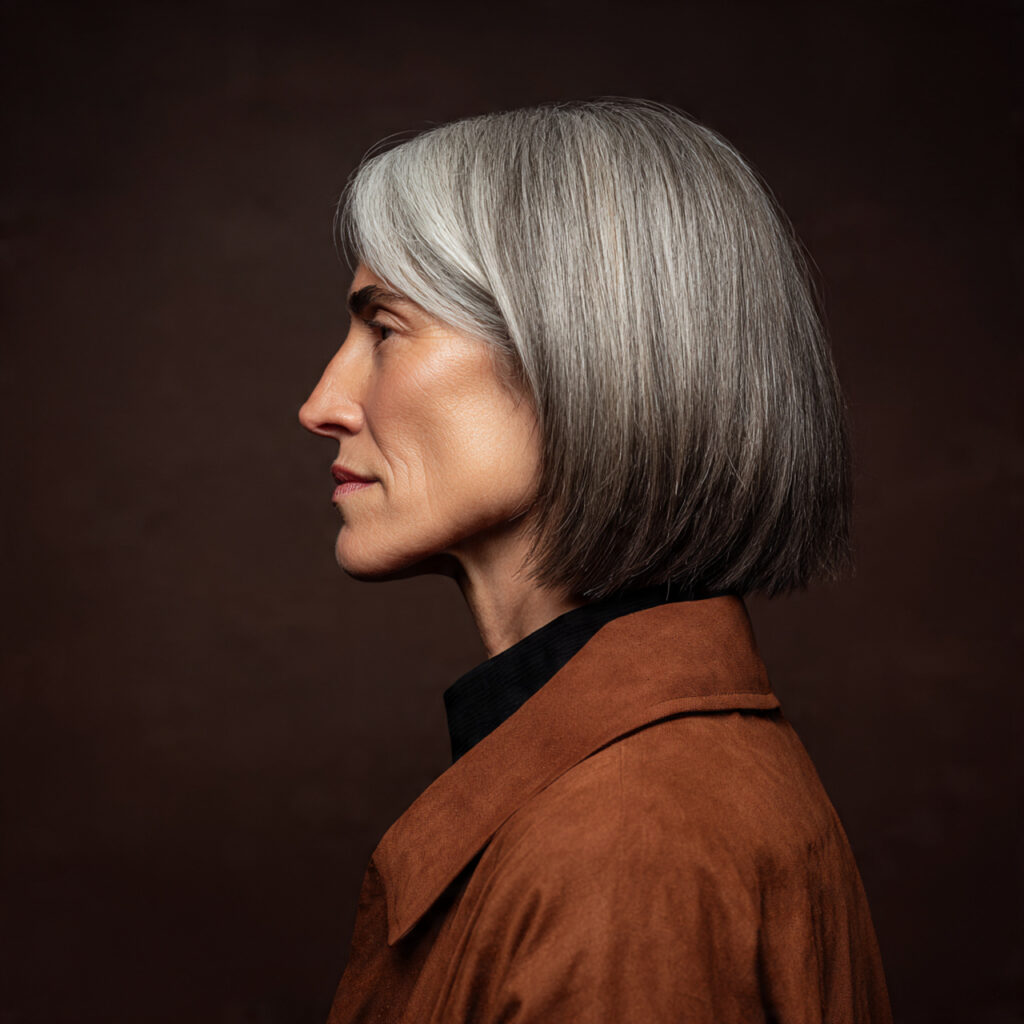 Textured Bob with Effortless Elegance Idea