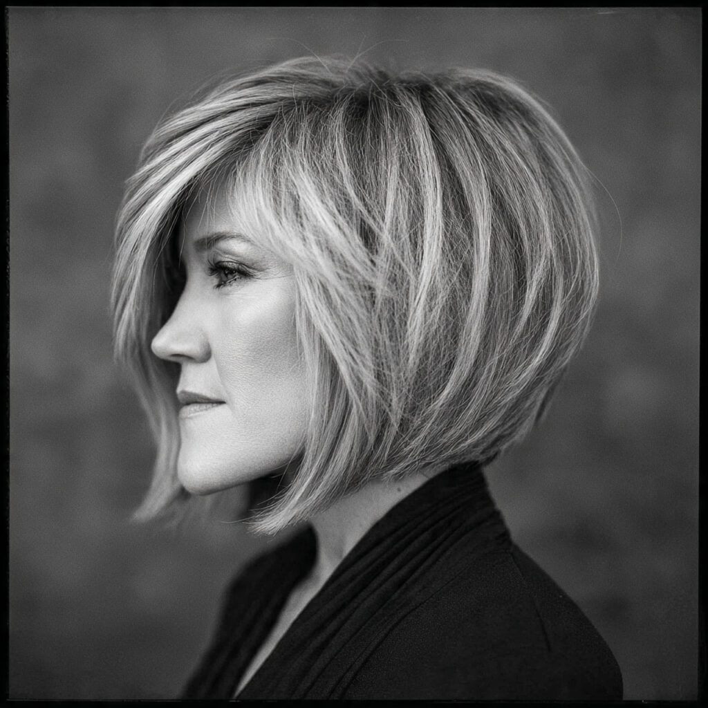 elegant portrait of a woman over 40