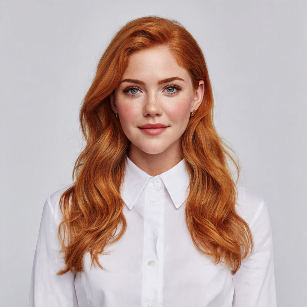 Classic Strawberry Blonde Elegance Idea