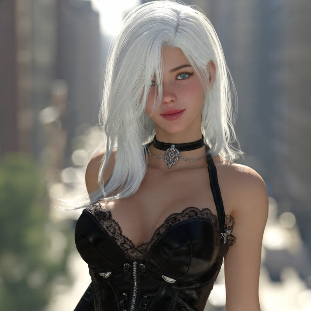 Icy Blonde Hair with Dark Root Ideas