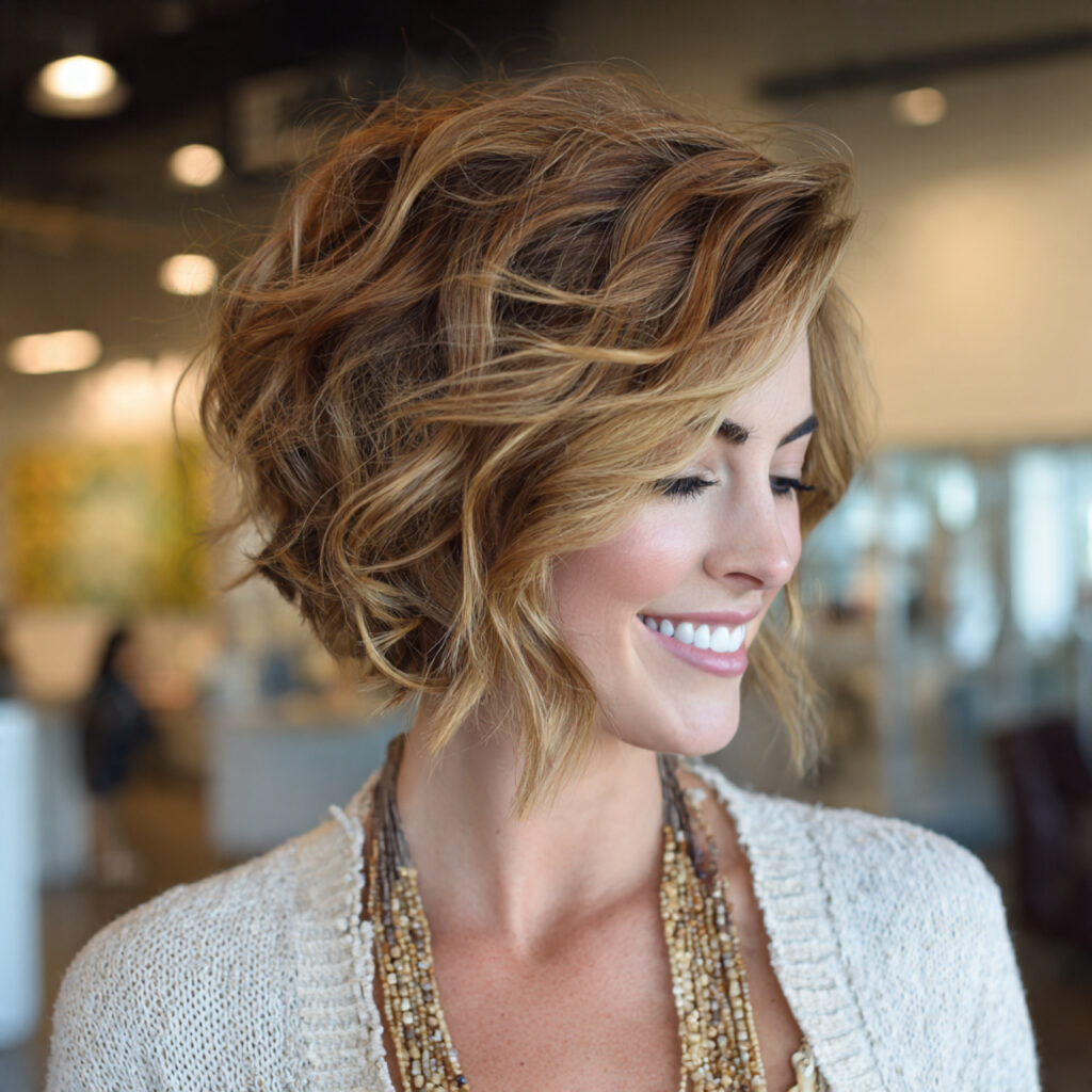 Feminine Angled Bob Hairstyle Ideas