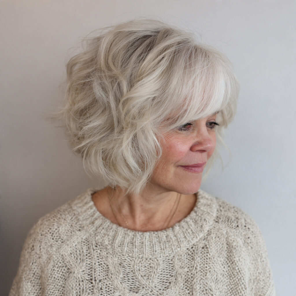 Feminine Textured Bob with Delicate Layers Idea