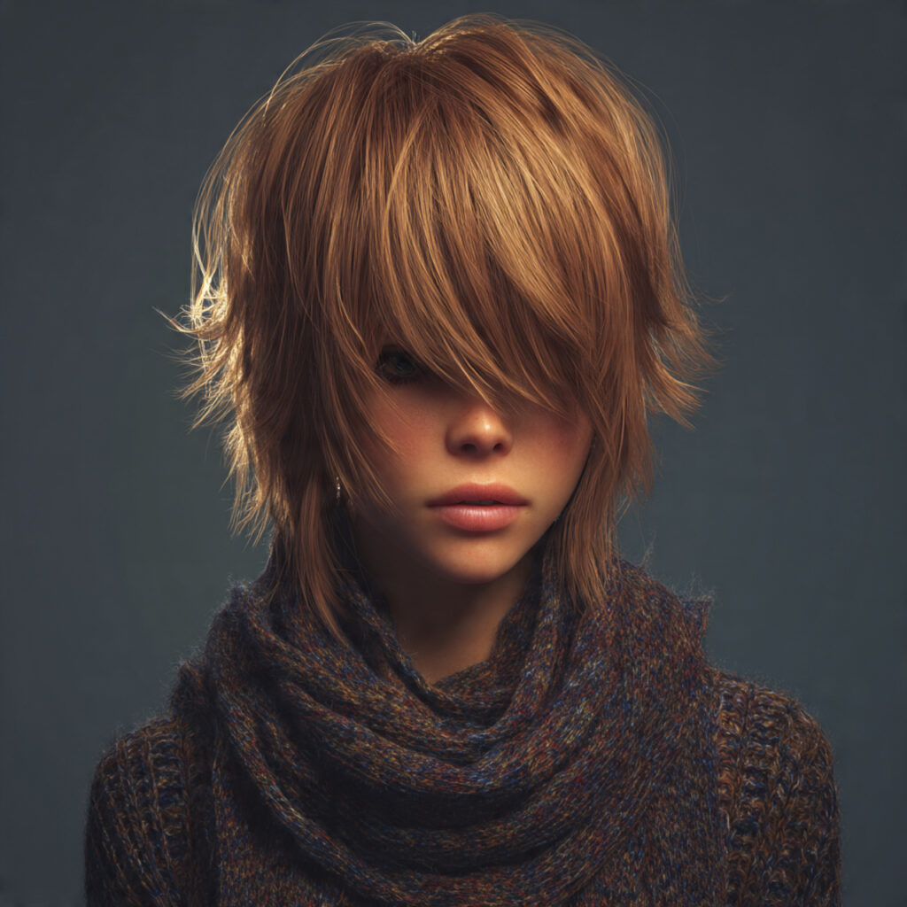 Genderless Shaggy Mullet