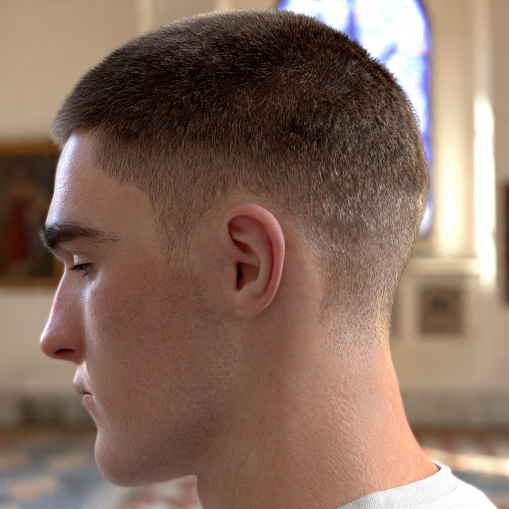 Buzz Cut for Fine Hair