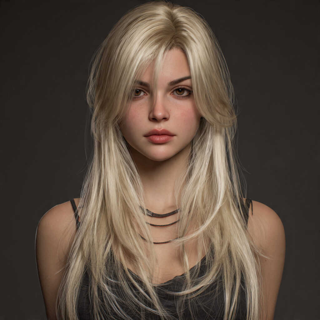 Fresh Blonde Hair with Dark Root Ideas