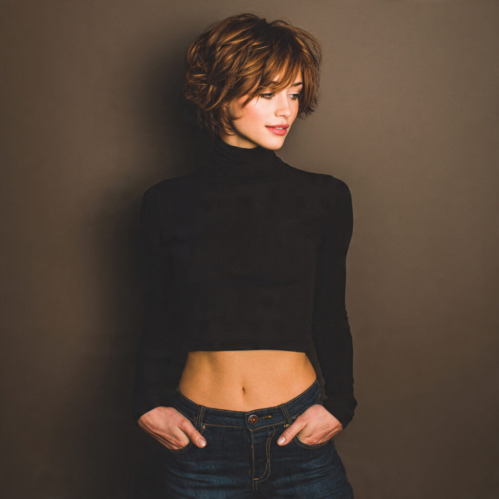 Short Cropped 90s Hair Idea