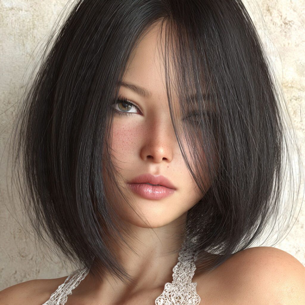 Shoulder-Length Straight Cut Idea