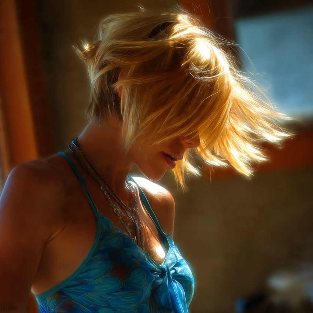 Pixie with Long Bangs