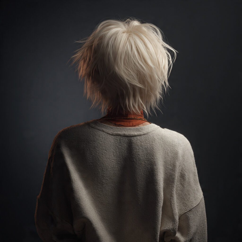 40 Modern Shaggy Pixie Cut Ideas for Low Maintenance Short Hair 9 Clean Back Shape