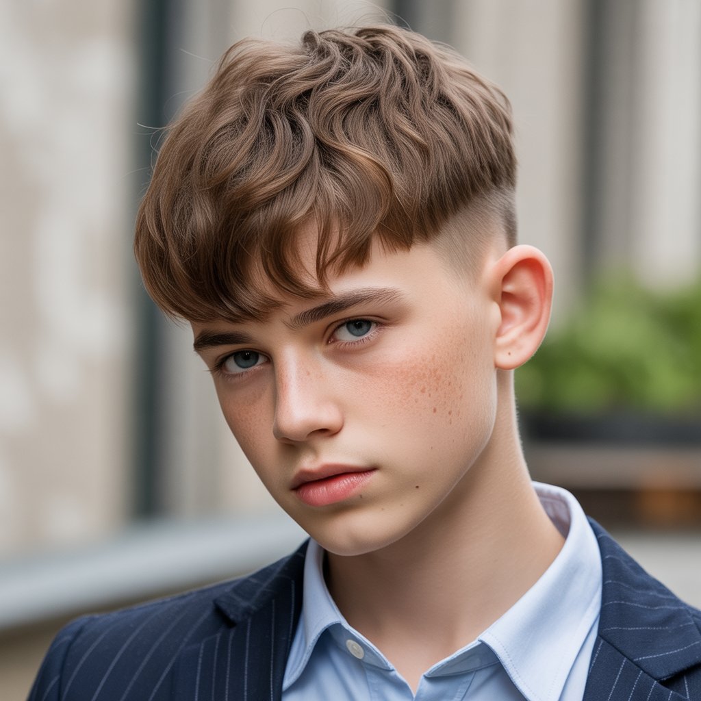 Textured Crop School Haircut Idea