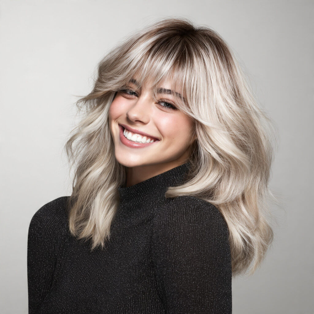 39 Trendy Balayage Hairstyles for Medium Length Hair Ideas 15 Icy Blonde Balayage for Medium-Length Hair Ideas