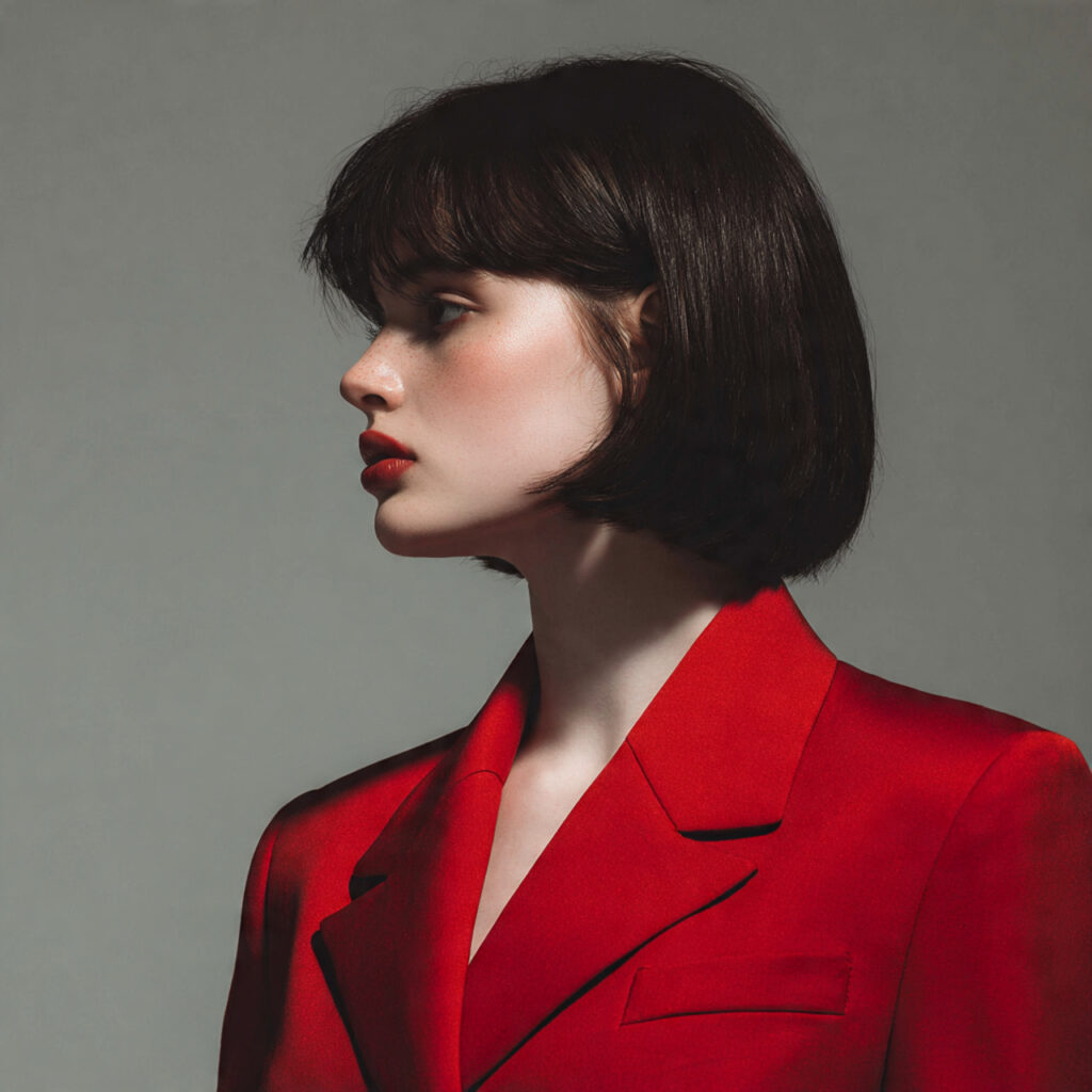 Blunt Bob Hairstyle Ideas with Statement Look