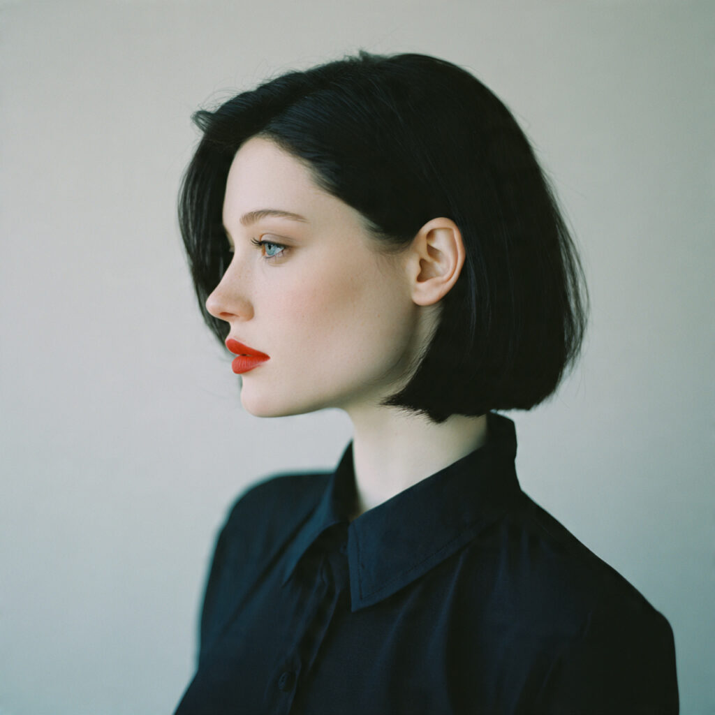 Sleek Chin-Length Blunt Bob Ideas