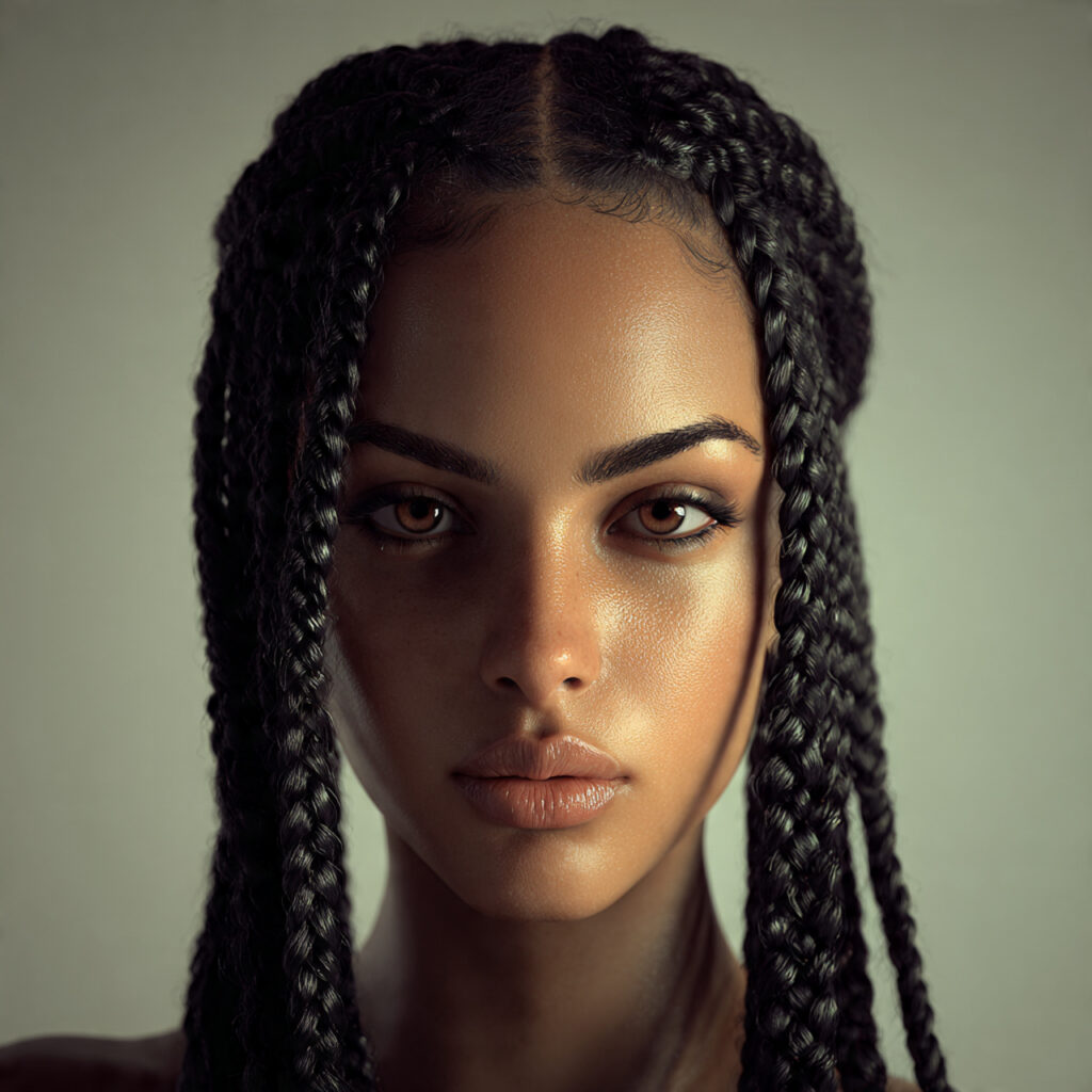 Classic Box Braids Hairstyle Ideas