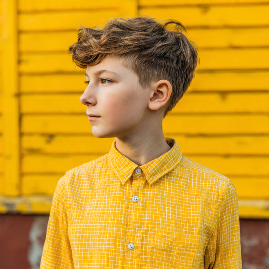 Smart Casual Boys School Haircut Idea