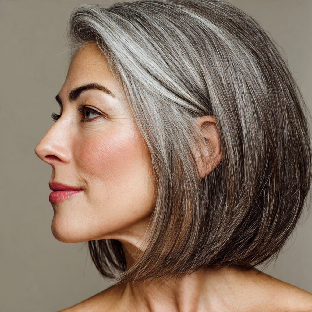 Polished Short-to-Long A Line Bob Hairstyle Ideas