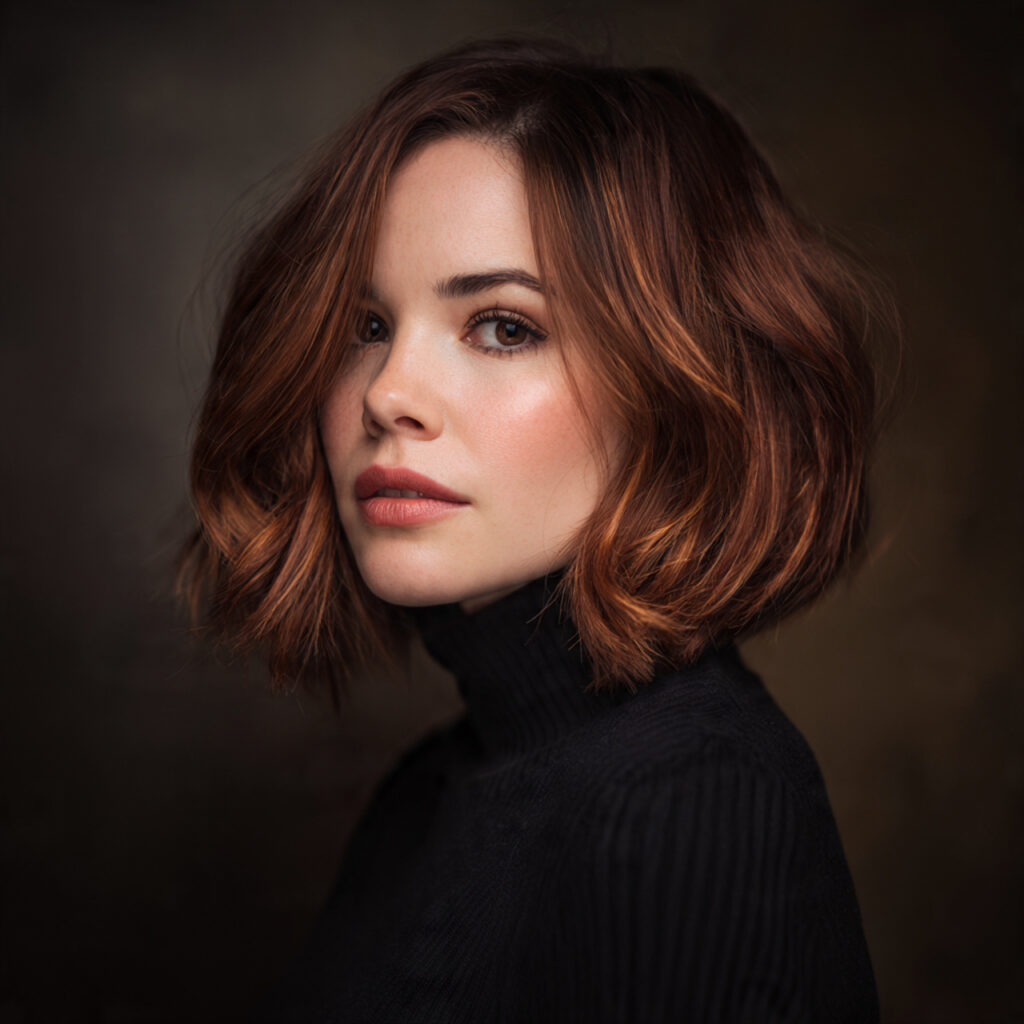 Layered Asymmetrical Bob Hairstyles with Dimension