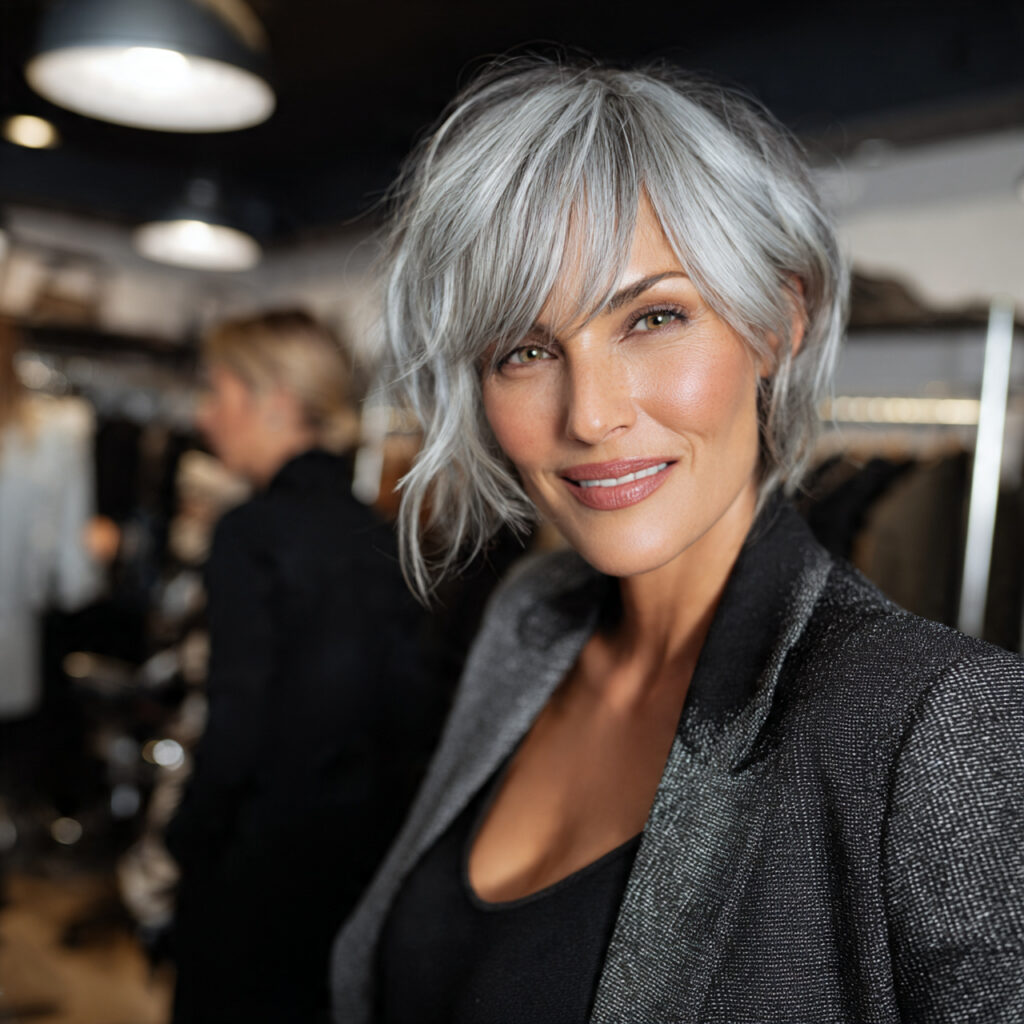 Angled Bob Ideas with Chic Professional Feel